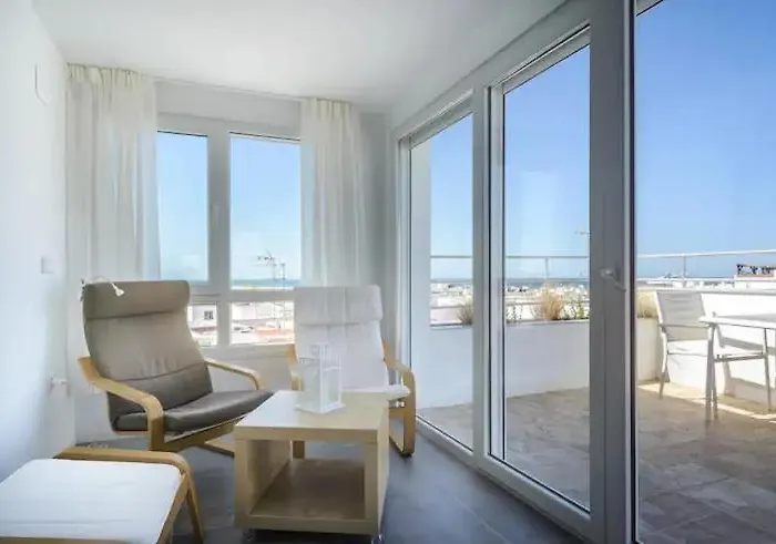 Con Terraza Vistas Al Mar. Apartment